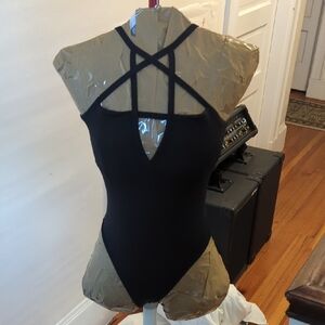 Black Pentagram Bodysuit